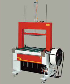 Tauris Transit TP-601BP strapping machine with pneumatic press